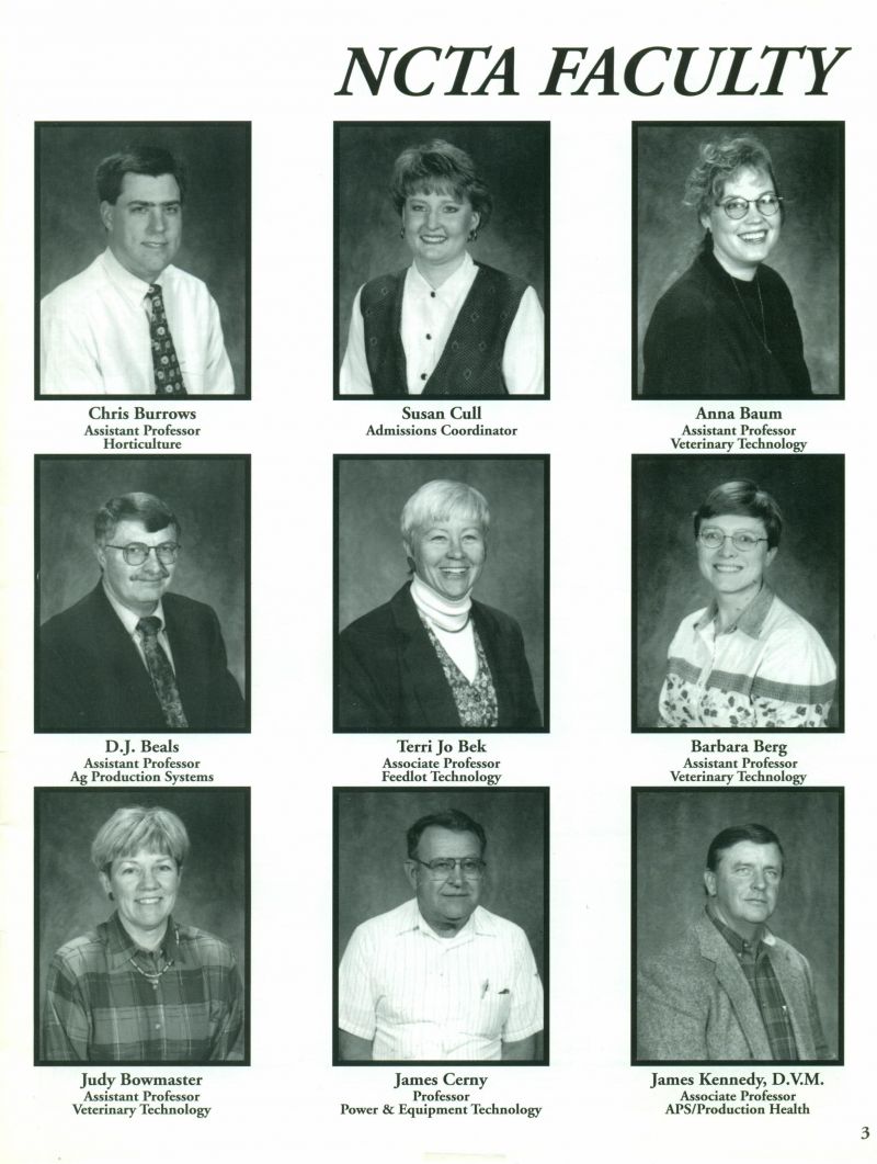 1998 Chris Burrows. Susan Cull. D J Beals. Terri Jo Bek. Anna Baum. Barbara Berg. James Kennedy. James Cerny. Judy Bowmaster.  