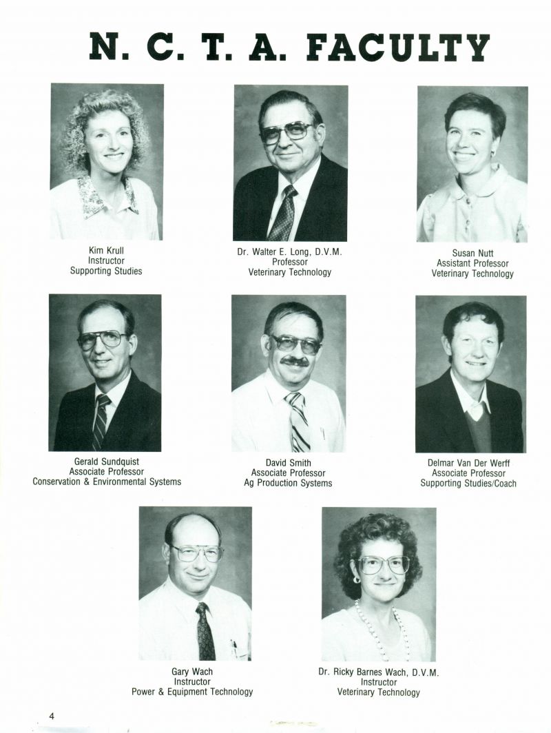 1991 Kim Krull. Dr Walter Long. Susan Nutt. Gerald Sundquist. David Smith. Delmar Van Der Werff. Gary Wach. Dr Ricky Barnes Wach. Dr Ricky Barnes. Dr Ricky Wach.