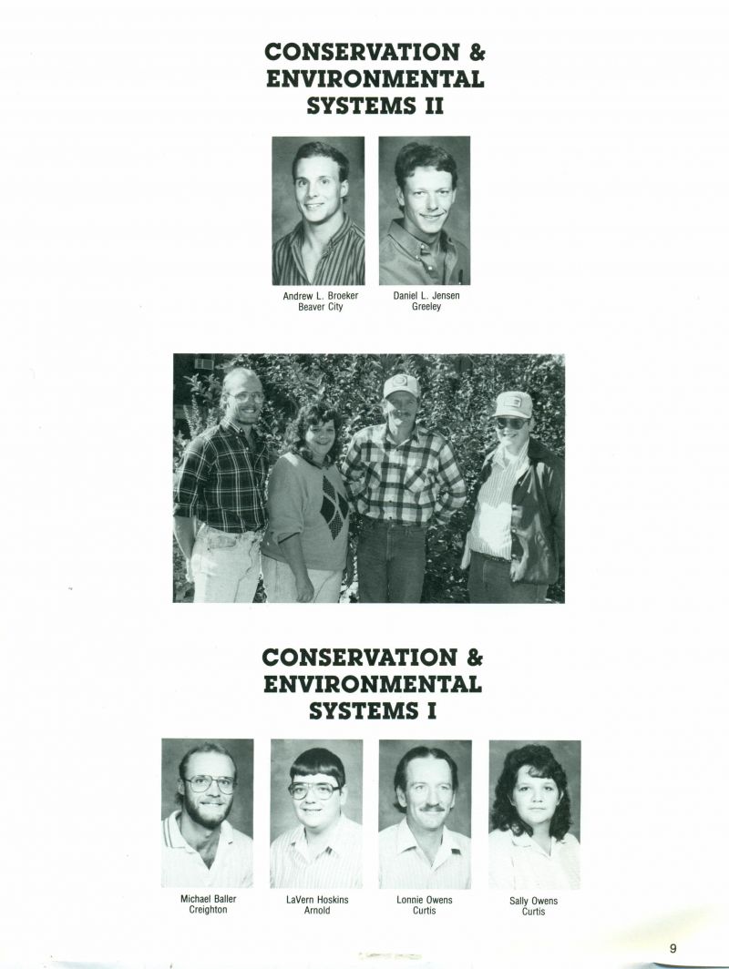 1991 Andrew Broeker, Daniel Jensen, Michael Baller, LaVern Hoskins, Lonnie Owens, Sally Owens, 