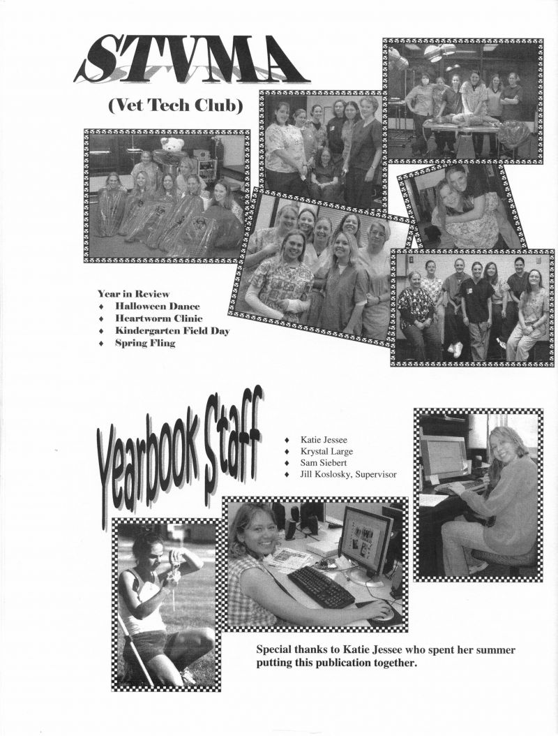 2004 Katie Jessee, Krystal Large, Sam Siebert, Supervisor: Jill Koslosky.