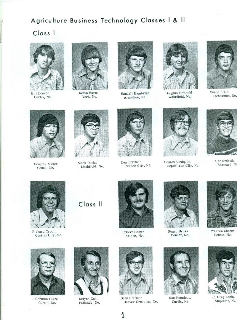 1975 Class I:   Bill Benson, Kevin Burns, Randall Hambidge, Douglas Heithold, Duane Klein, Douglas Miller, Mark Oseka, Dan Rottman, Donald Sundquist, Alan Svoboda & Richard Tropin. 

Class II: Robert Brown, Roger Bruss, Warren Cheney, Gorman Glaze, DeLynn Gohl, Dean Hoffman, Ron Kennicutt, & Greg Lanka.
