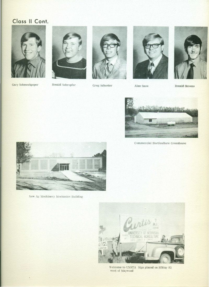 1971 Gary Schmeckpeper, Ronald Schropfer, Greg Schuster, Alan Snow,  Ronald Stevens, 