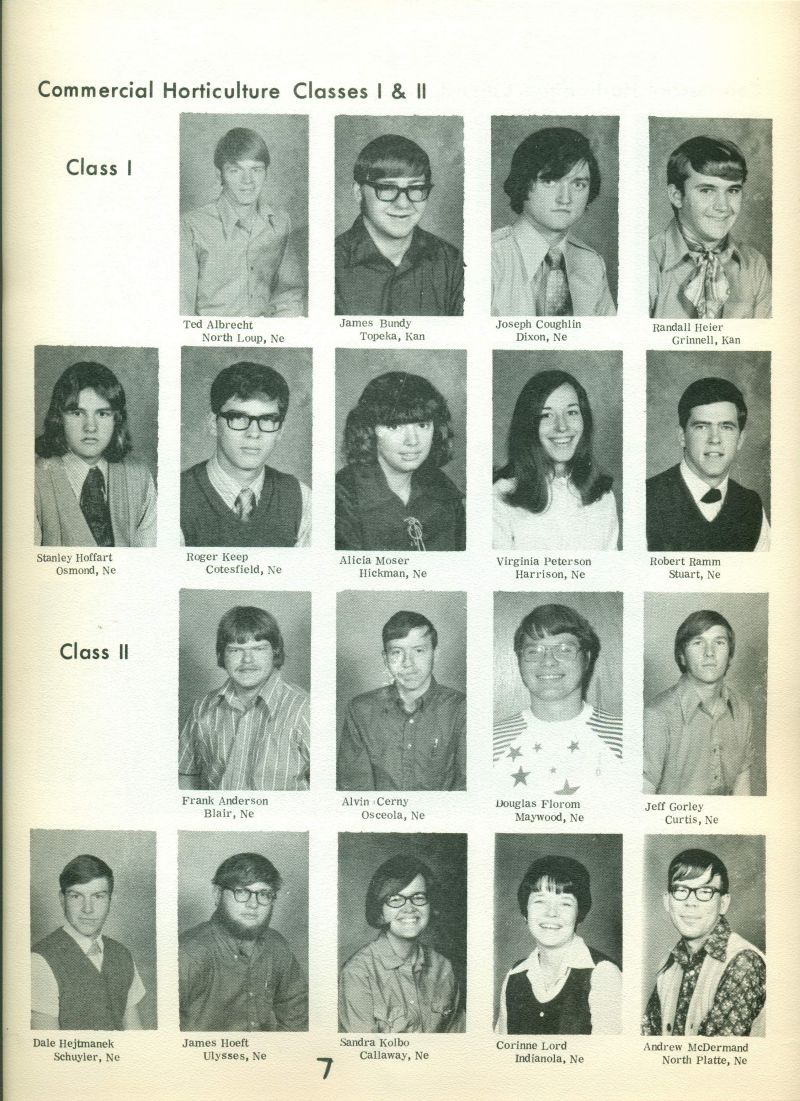 1972 Class I:  
Ted Albrecht, James Bundy, Joseph Coughlin, Randall Heier, Stanley Hoffart, Roger Keep, Alicia Moser, Virginia Peterson, & Robert Ramm.  

Class II:  
Frank Anderson, Alvin Cerny, Douglas Florom, Jeff Gorley, Dale Hejtmanek, James Hoeft, Sandra Kolbo, Corinne Lord, & Andrew McDermand.