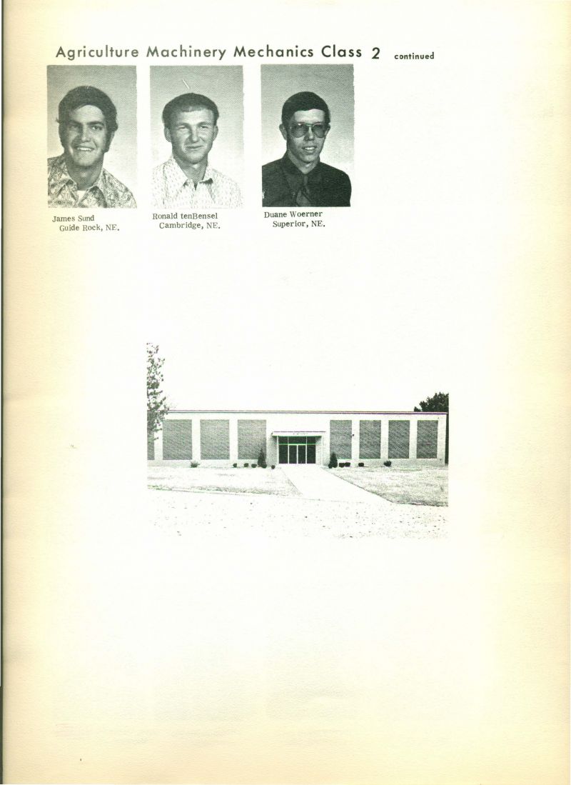 1973 Class II{cont.}:  James Sund, Ronald tenBensel, & Duane Woerner.
