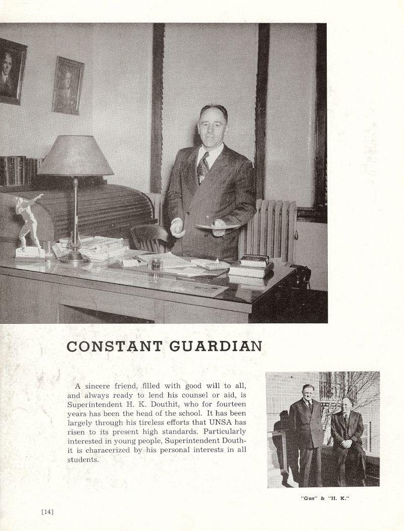 1947 Superintendent Harold Douthit. H. K. Douthit.