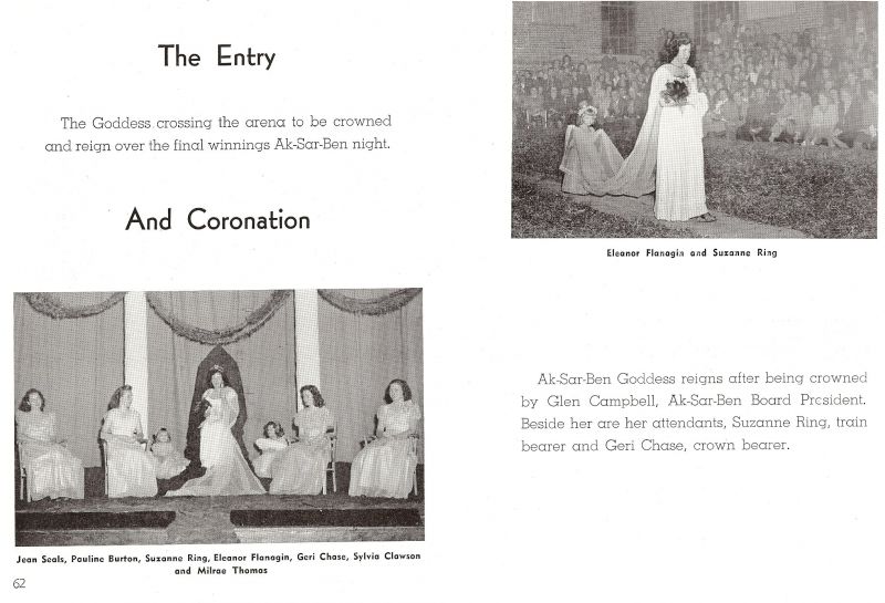 1948 Eleanor Flanagin, Suzanne Ring, Jean Seals, Pauline Burton, Geri Chase, Sylvia Clawson, Milrae Thomas, Glen Campbell, 