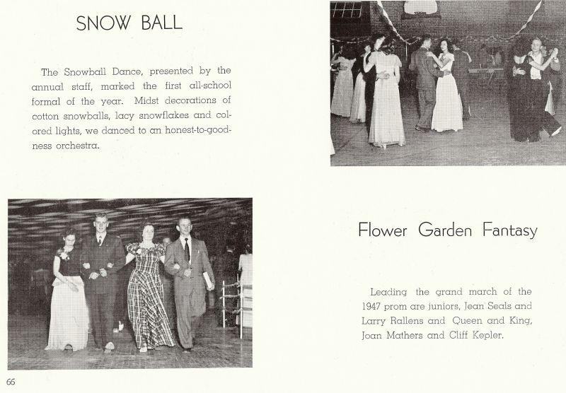 1948 Jean Seals, Larry Rallens, Joan Mathers, Cliff Kepler,