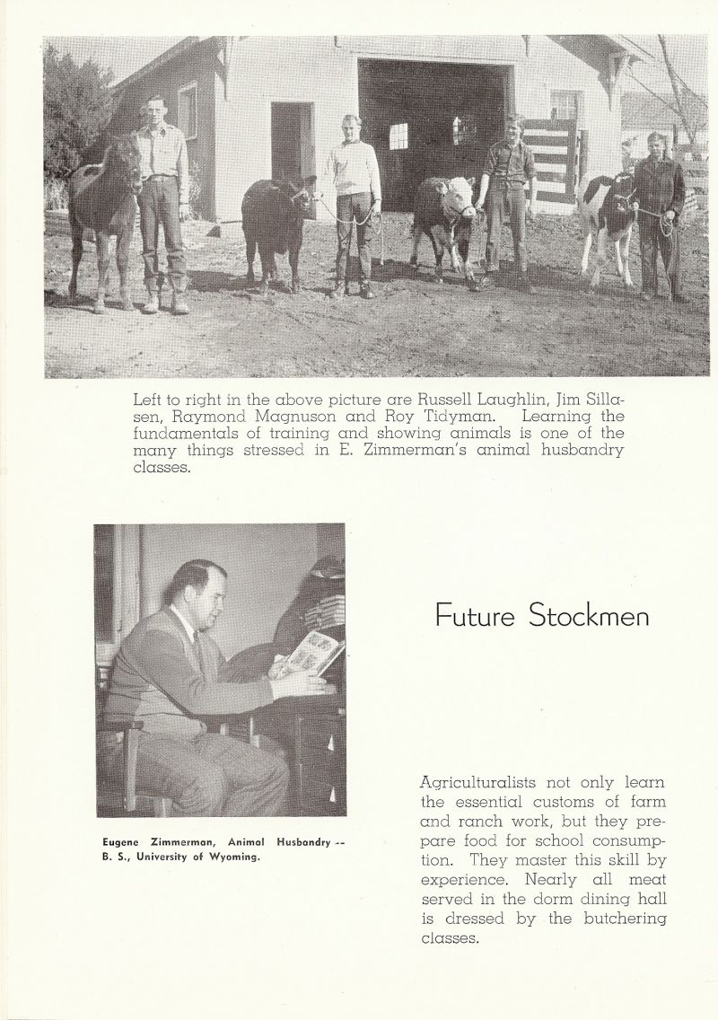 1949 Russell Laughlin, Jim Sillasen, Raymond Magnuson, Roy Tidyman, Eugene Zimmerman.