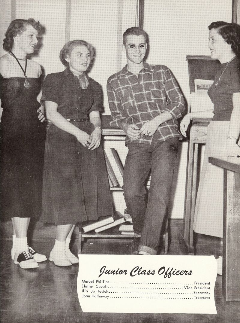 1952 Marvel Phillips, Elaine Covalt, Illa Jo Hosick, Joan Hathaway,