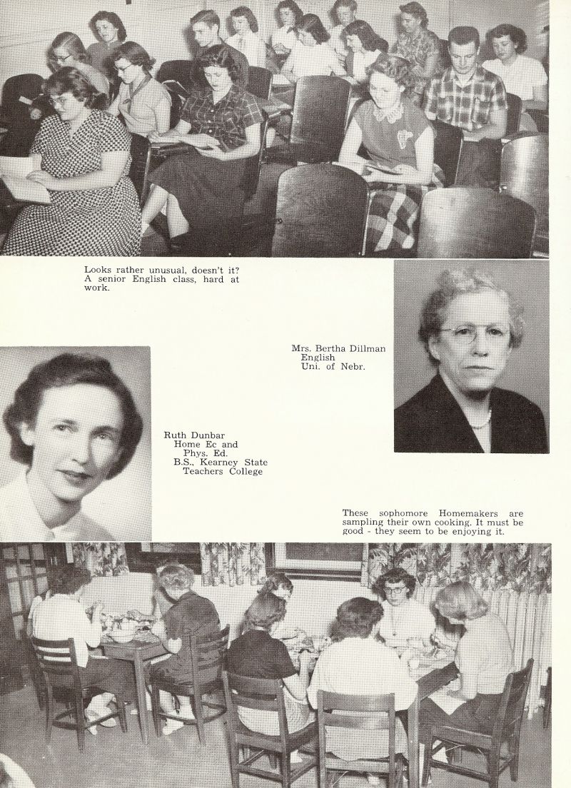 1953 Bertha Dillman. Ruth Dunbar.