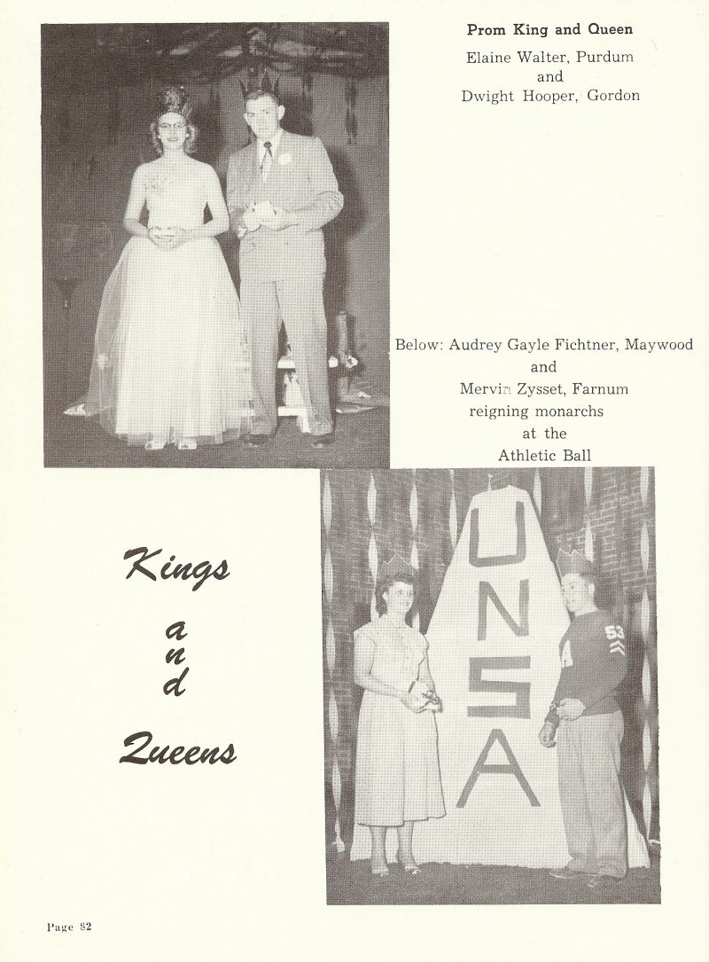 1953 Elaine Walter, Dwight Hooper, Audrey Gayle Fichtner, Mervin Zysset,