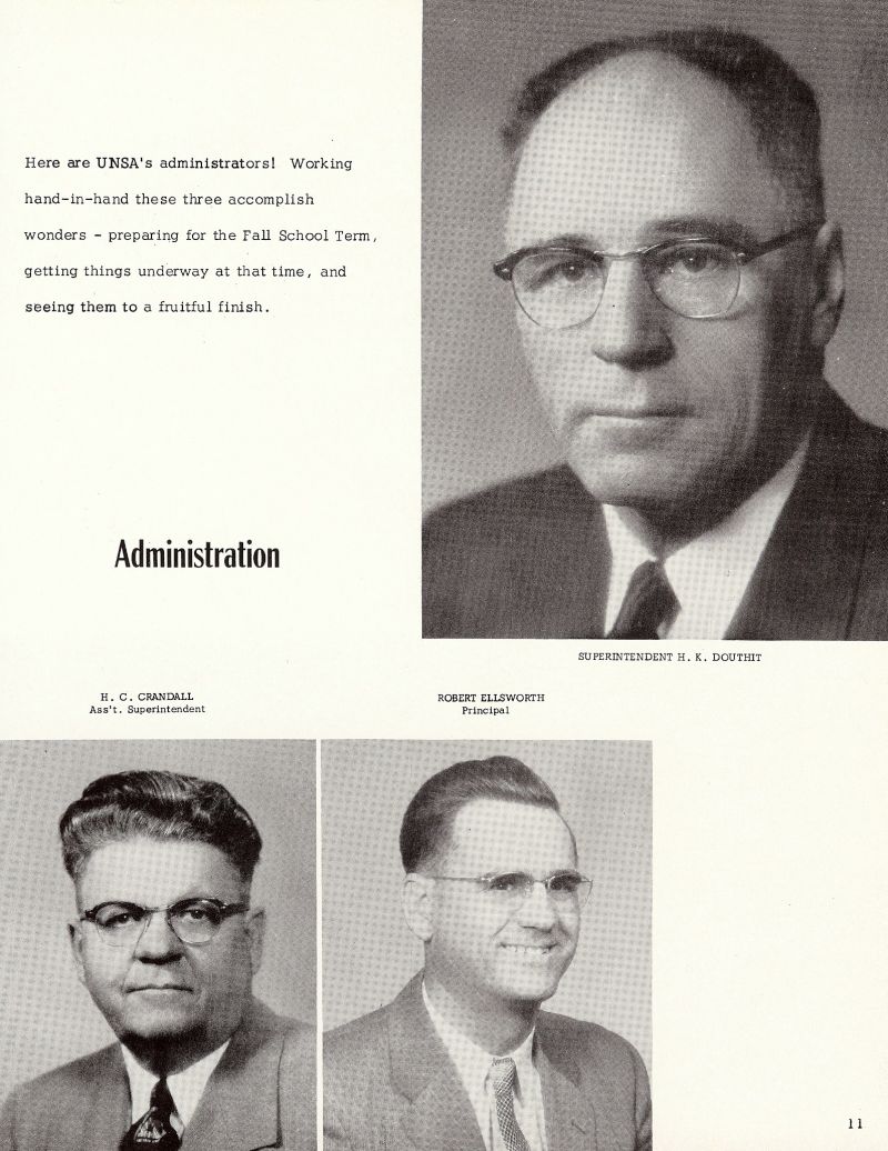 1956 H. K. Douthit. H. C. Crandall. Horace Crandall. Robert Ellsworth. 