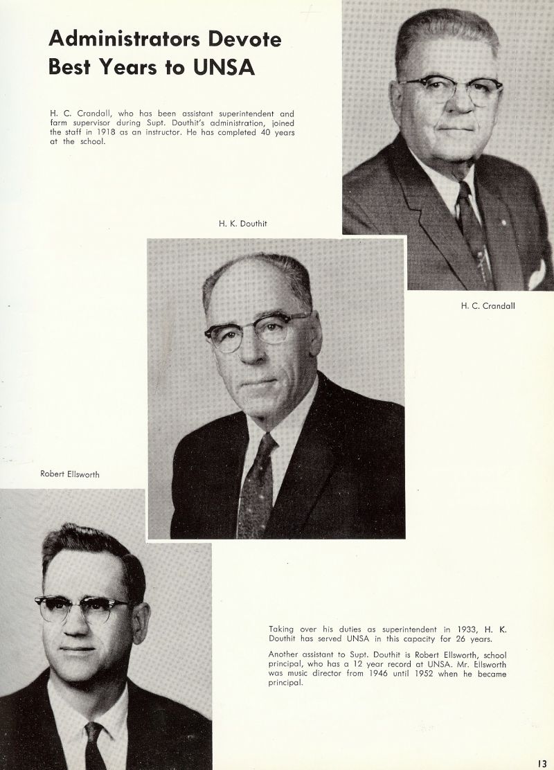 1959 H. C. Crandall. Horace Crandall. H. K. Douthit. Robert Ellsworth. 