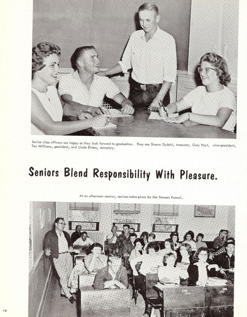 1961 Sharon Dybdahl, Gary Hoyt, Tex Williams, Linda Ehlers, 