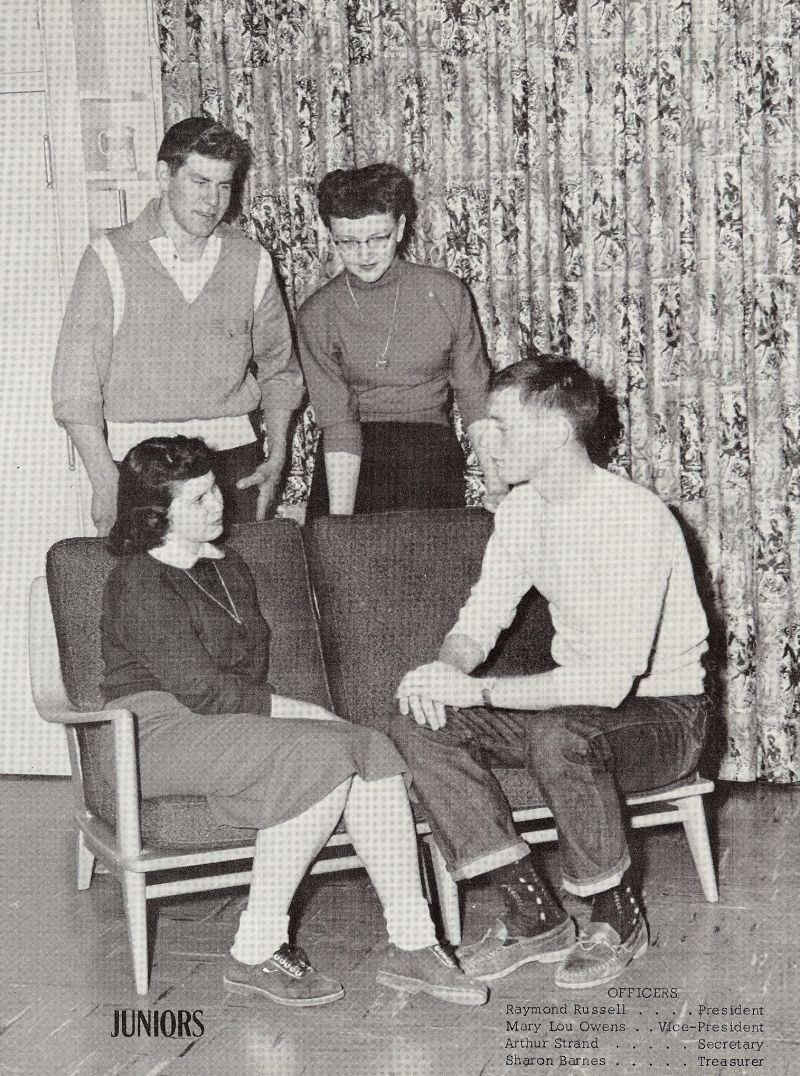1956 Raymond Russell, Mary Lou Owens, Arthur Strand, Sharon Barnes,