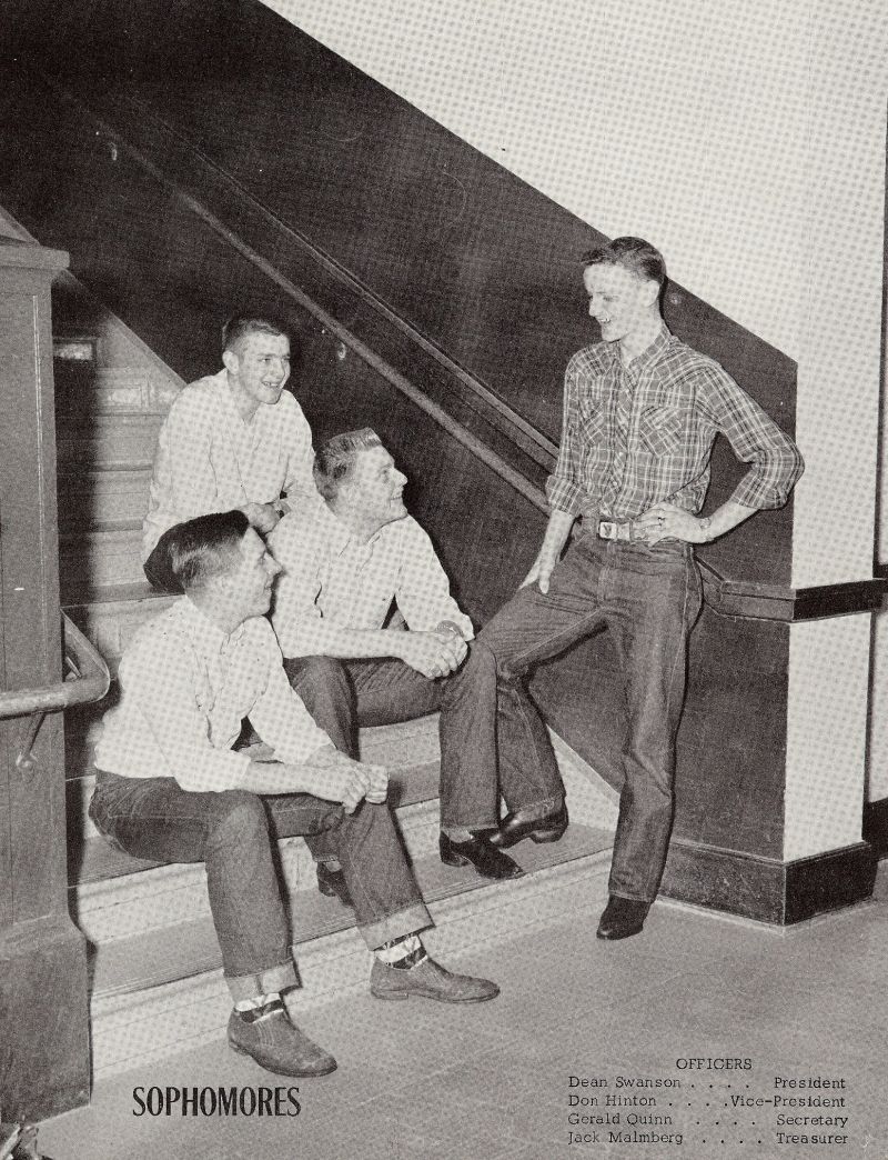 1956 Dean Swanson, Don Hinton, Gerald Quinn, Jack Malmberg,