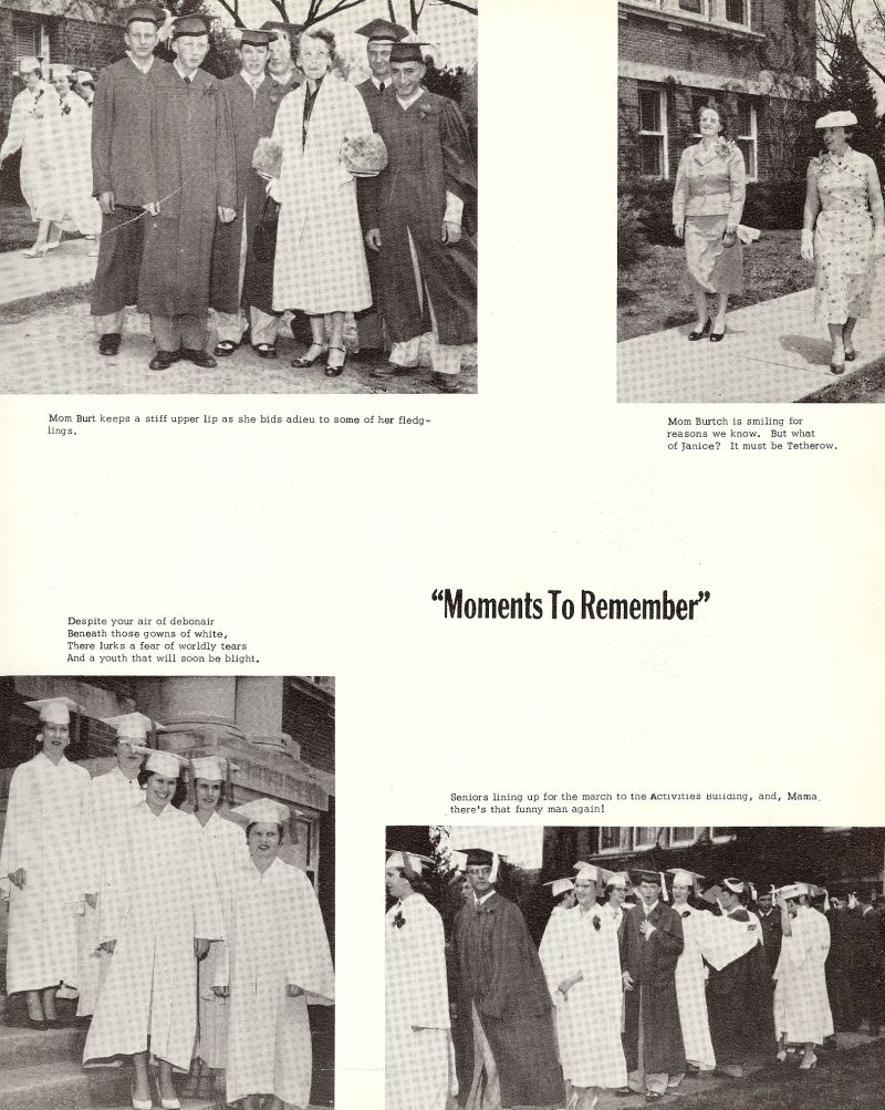 1957 Mom Burt. Mom Burtch. Tetherow, 