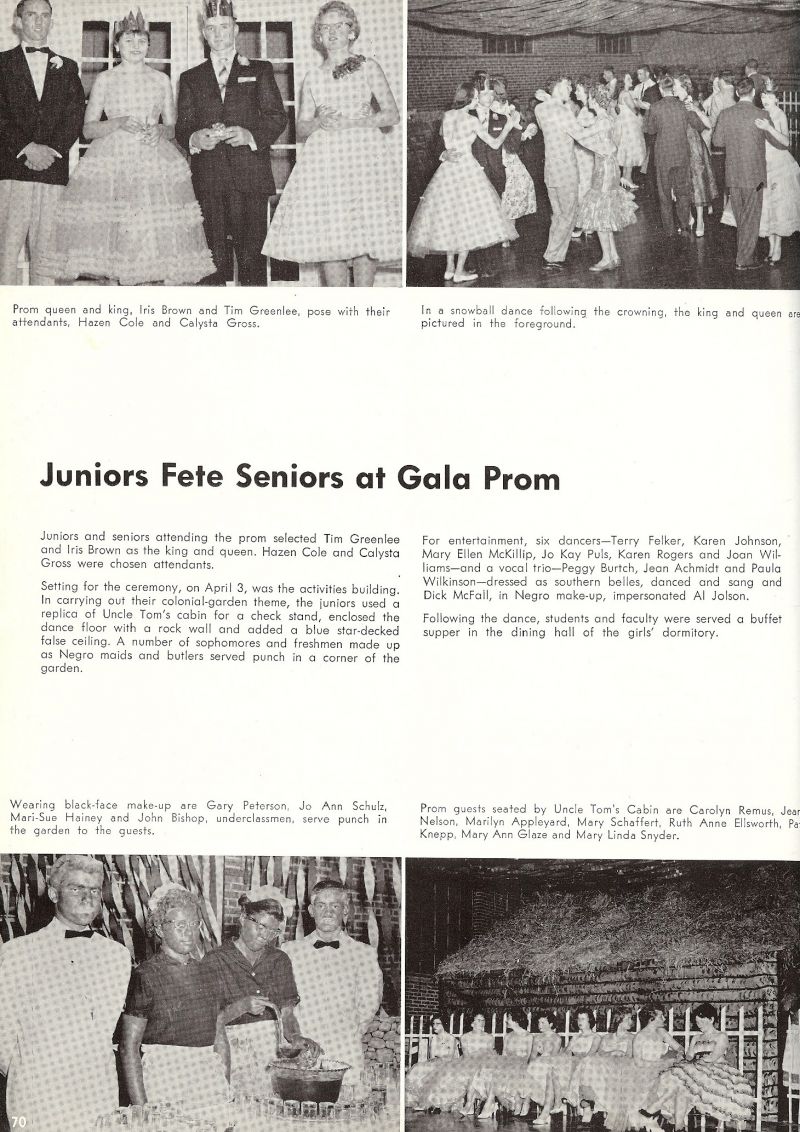 1959 Iris Brown, Tim Greenlee, Hazen Cole, Calysta Gross, Terry Felker, Karen Johnson, Mary Ellen McKillip, Jo Kay Puls, Karen Rogers, Joan Williams, Peggy Burtch, Jeanne Schmidt, Paula Wilkinson, Dick McFall, Richard McFall, Gary peterson, Jo Ann Schulz, Mari-Sue Hainey John Bishop, Carolyn Remus Jean Nelson, Marilyn Appleyard, Mary Schaffert, Ruth Anne Ellsworth, Knepp, Mary Ann Glaze, Mary Linda Snyder, 