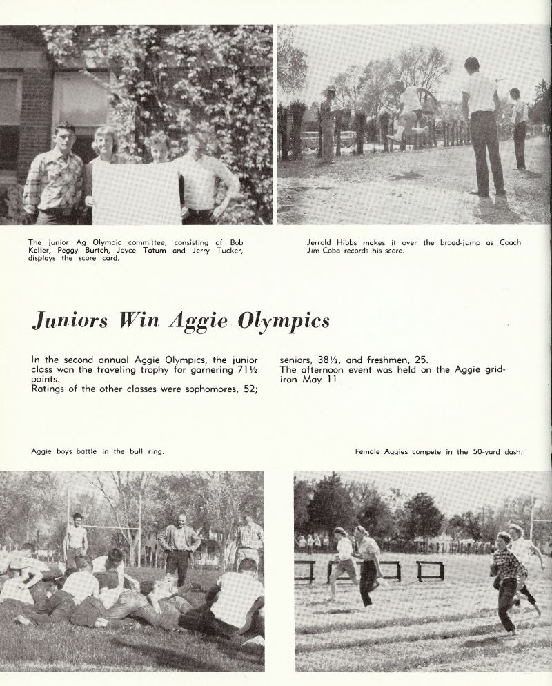 1960 Bob Keller, Robert Keller, Peggy Burtch, Joyce Tatum, Jerry Tucker, Jerrold Hibbs, James Coba, Jim Coba,  