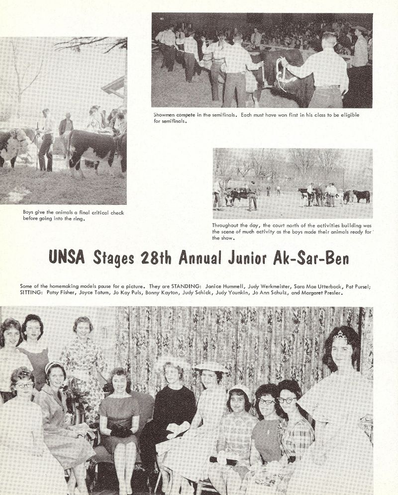 1961 Janice Hummell, Judy Werkmeister, Sara Mae Utterback, Pat Pursel, Patsy Fisher, Joyce Tatum, Jo Kay Puls, Bonny Kayton, Judy Schick, Judy Younkin, Jo Ann Schulz, margaret Presler, 