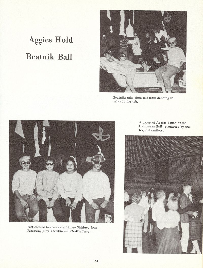 1962 Sidney Shirley, Sid Shirley, Joan Petersen, Judy Younkin, Orville Jesse,