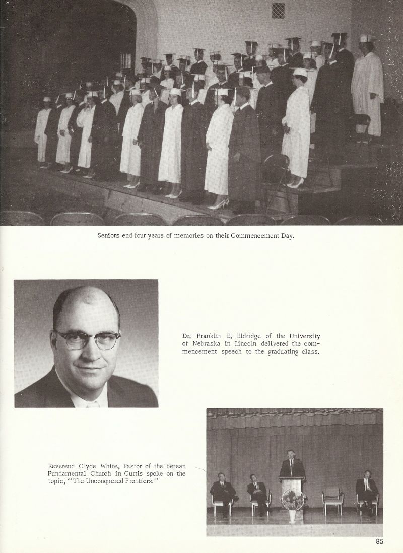 1965 Dr. Franlin E. Eldridge. Reverend Clyde White.
