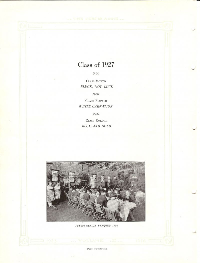 Volume_II JUNIOR CLASS of 1926 (Class of 1927)
