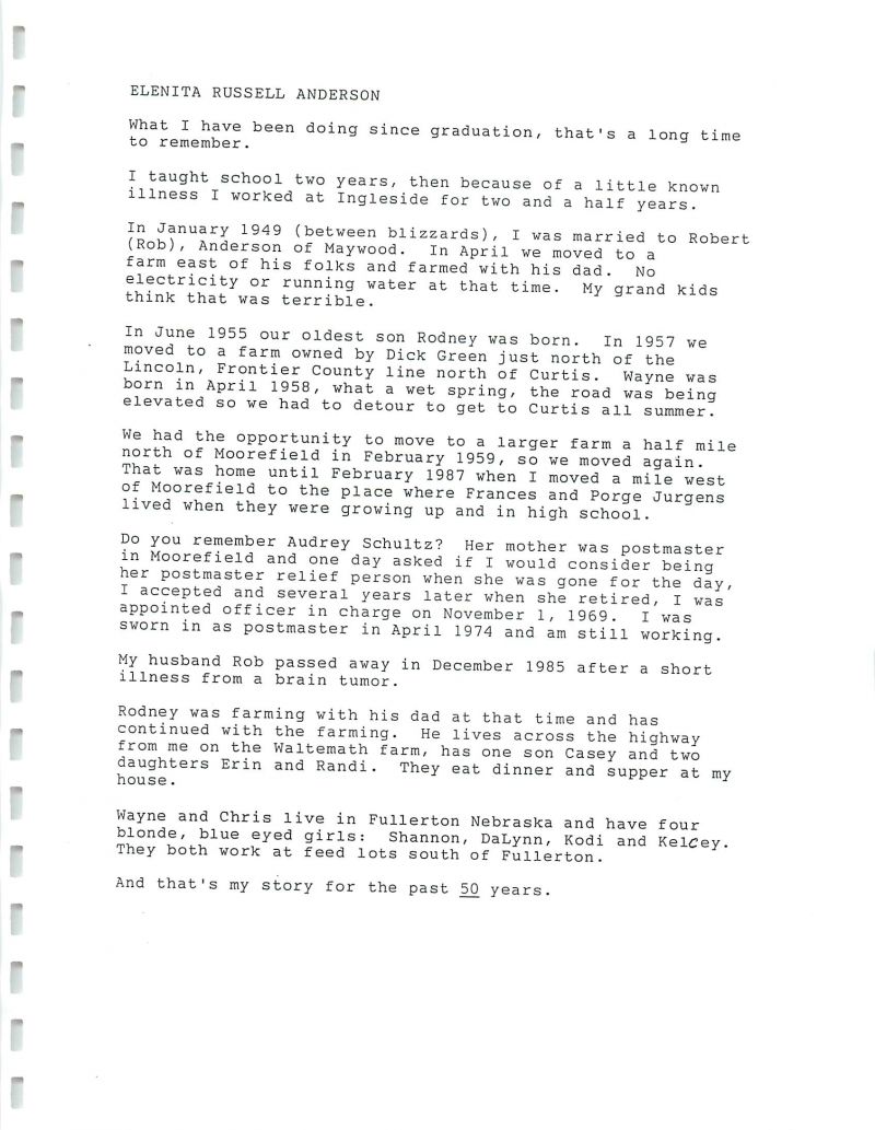 1944_booklet Elenita Russell Anderson, Elenita Russell,