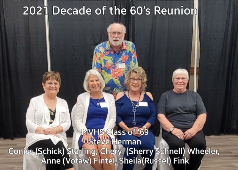 Reunions Steve Herman, Coniss Schick, Cheryl Schnell, Anne Votaw, Sheila Russel,