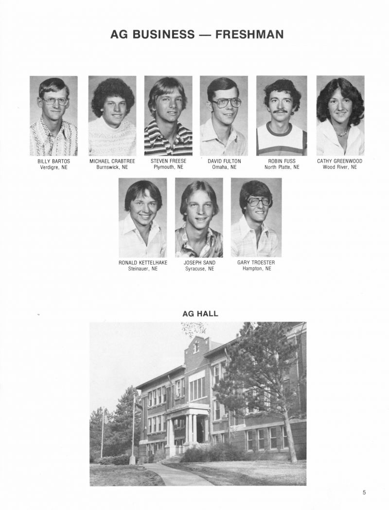 1979 Billy Bartos, Michael Crabtree, Steven Freese, David Fulton, Robin Fuss, Cathy Greenwood, Ronald Kettelhake, Joseph Sand, Gary Troester, 