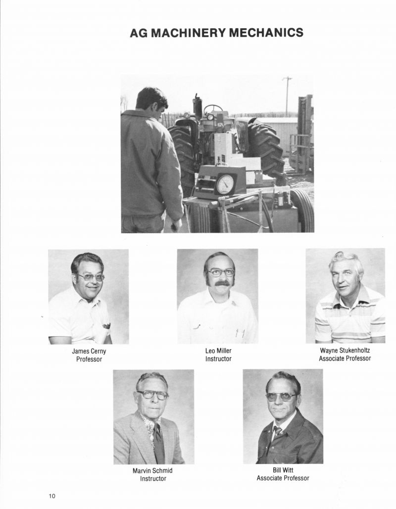 1980 James Cerny. Leo Miller. Wayne Stukenholtz. Marvin Schmid. Bill Witt.