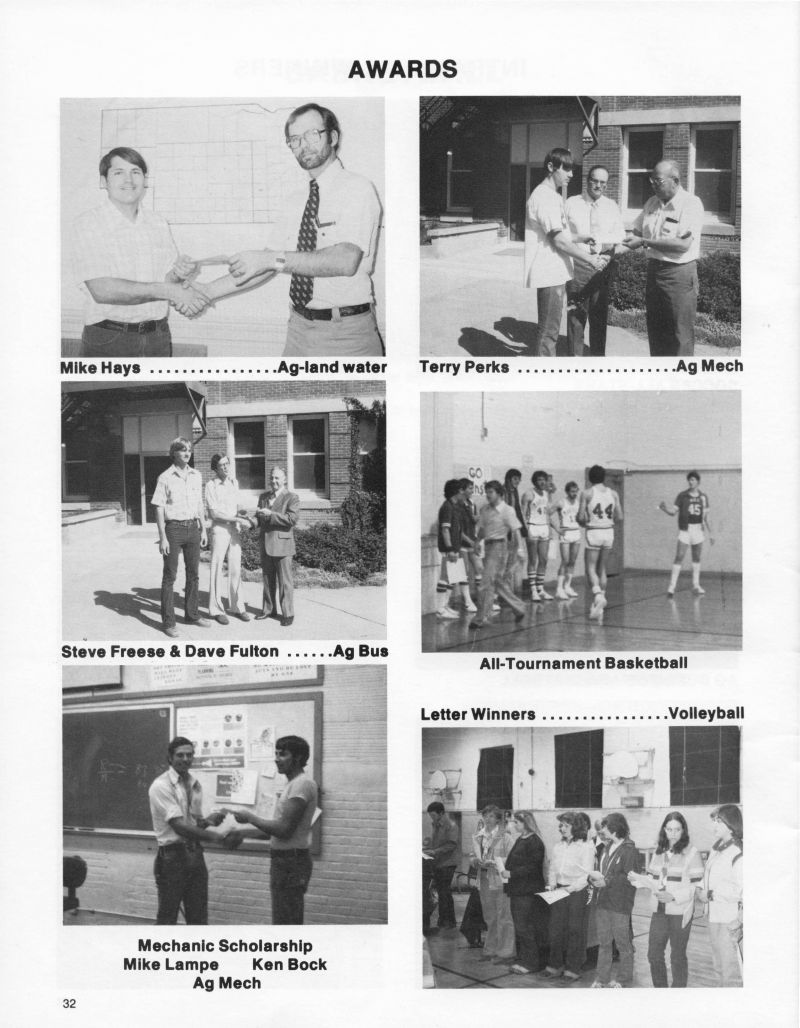 1980 Mike Hays, Terry Perks, Steve Freese, Dave Fulton, Mike Lampe, Ken Bock,