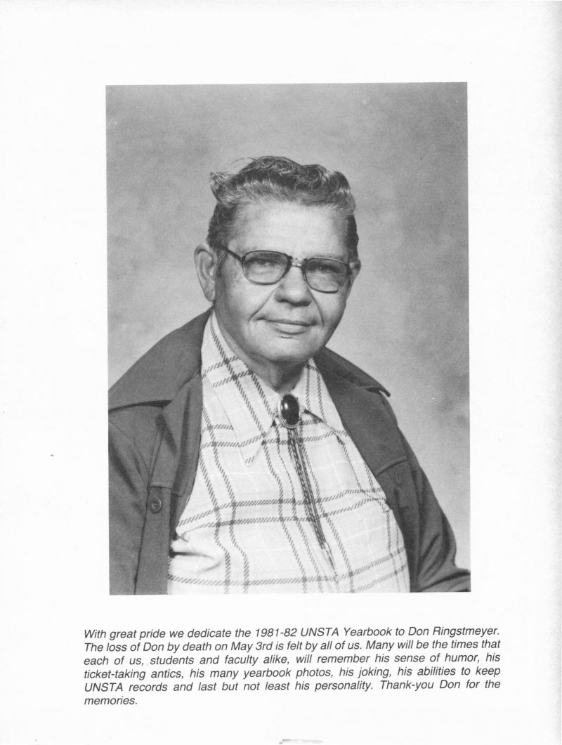 1982 Don Ringstmeyer.