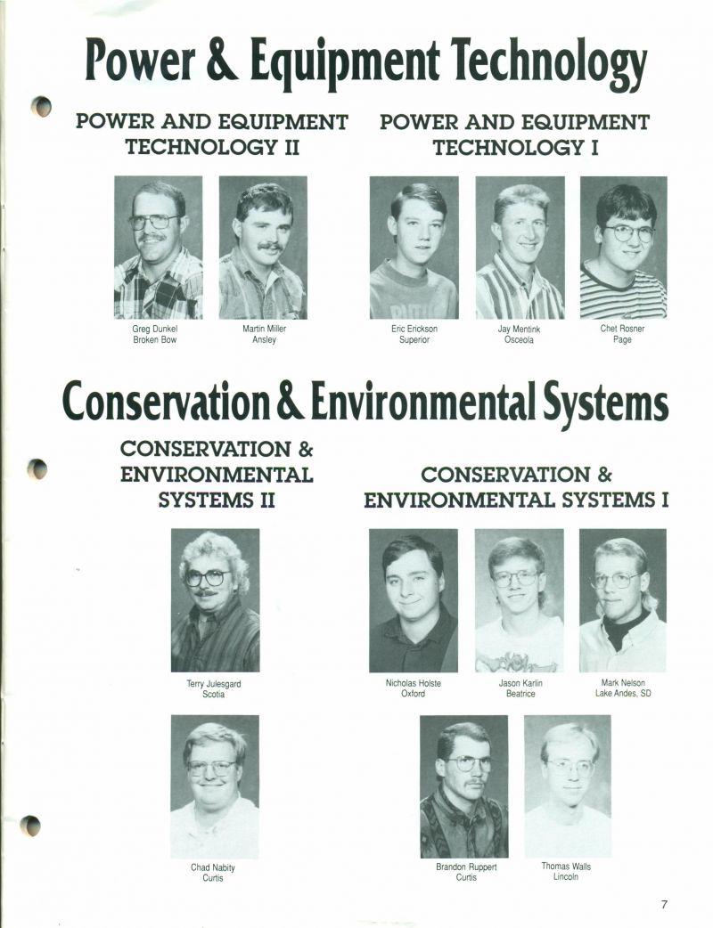 1994 Greg Dunkel, Martin Miller, Eric Erickson, Jay Mentink, Chet Rosner, Terry Julesgard, Chad Nabity, Nicholas Holste, Jason Karlin, Mark Nelson, Brandon Ruppert, Thomas Walls,