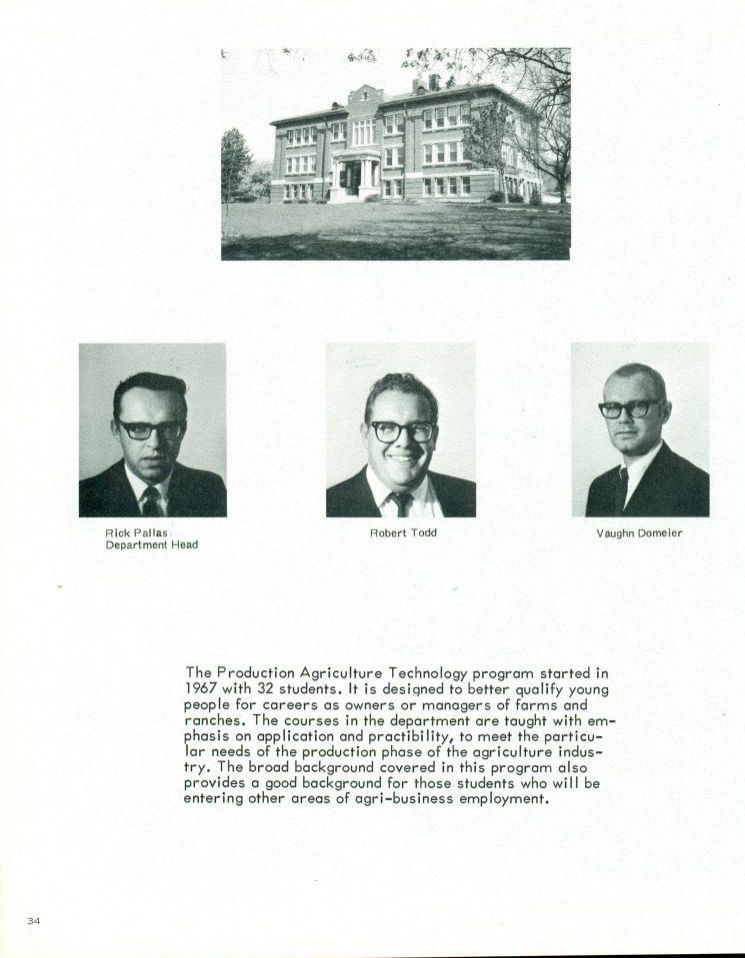 1970 Rick Palias. Robert Todd. Vaughn Domeier.