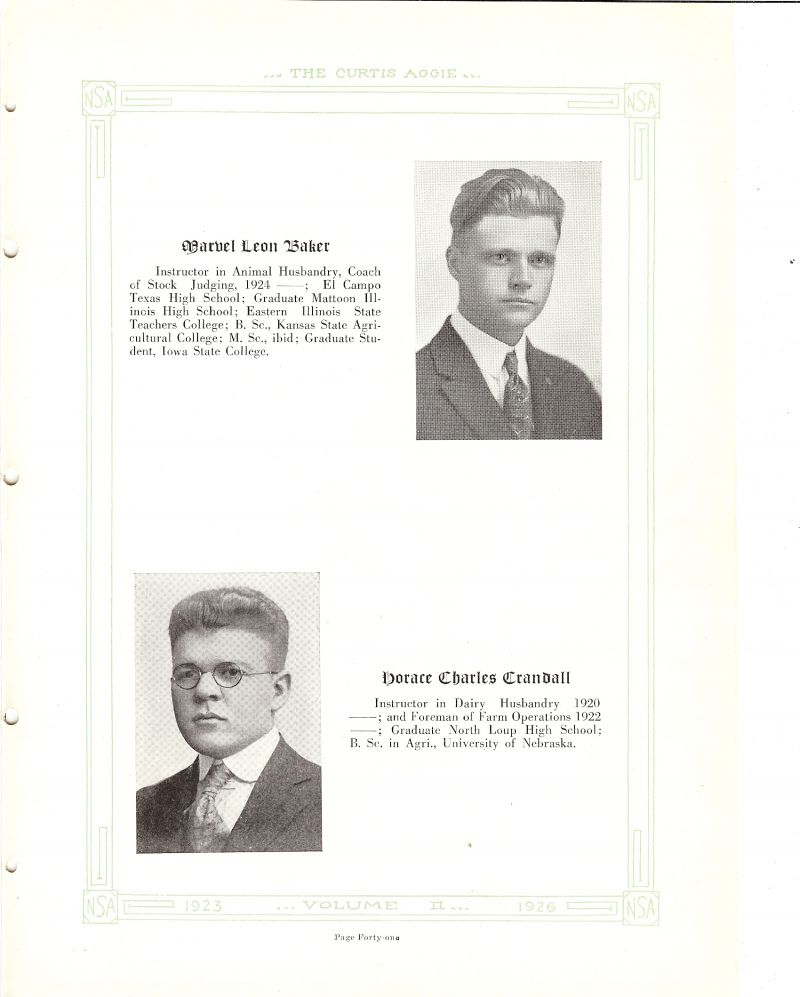 Volume_II Marvel Baker. Horace Crandall.