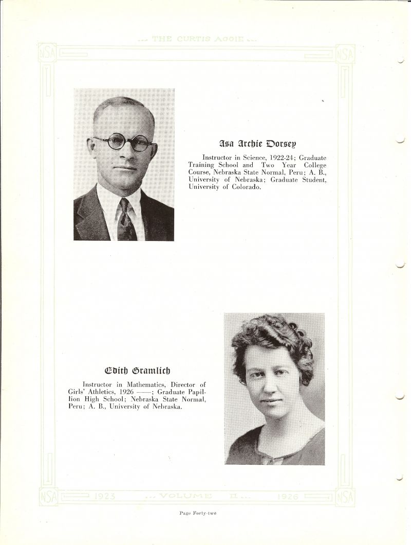 Volume_II Asa Dorsey. Edith Gramlich.