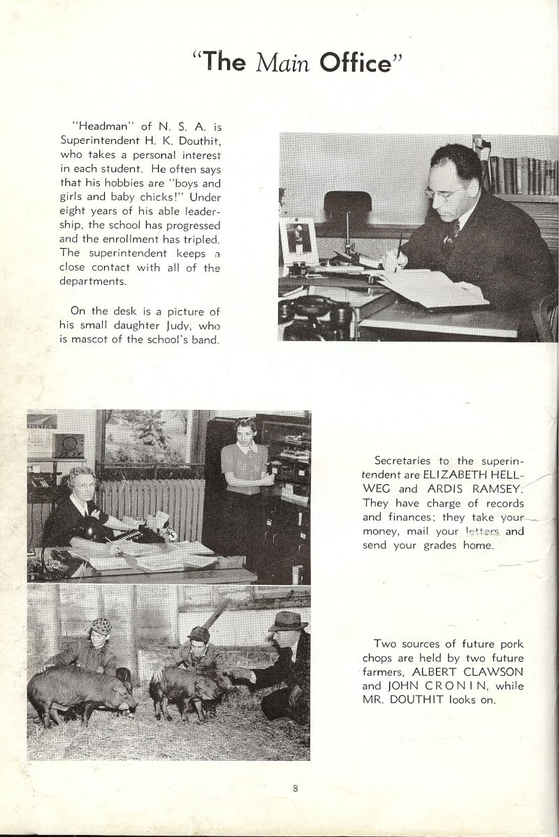 1941 Harold Douthit. H. K. Douthit. Elizabeth Hellwig. Ardis Ramsey. Albert Clawson. John Cronin. 