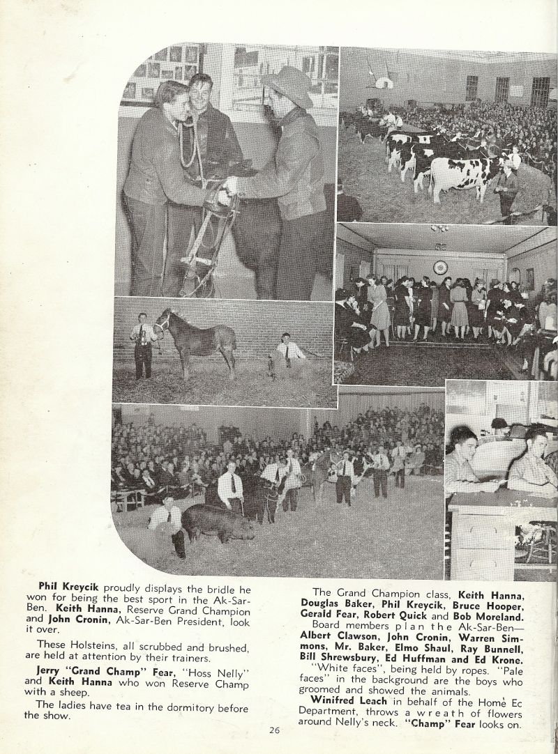 1941 Phil Kreycik, Keith Hanna, John Cronin, Jerry Fear, Douglas Baker, Bruce Hooper, Robert Quick, Bob Moreland, Albert Clawson,