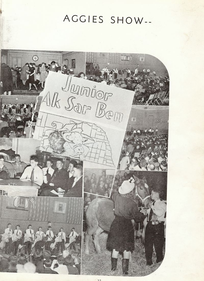 1941 Warren Simmons, Guy Baker. Elmo Shaul, Ray Bunnell, Bill Shrewsbury, Ed Huffman, Ed Krone, Winifred Leach, Jerry Fear,