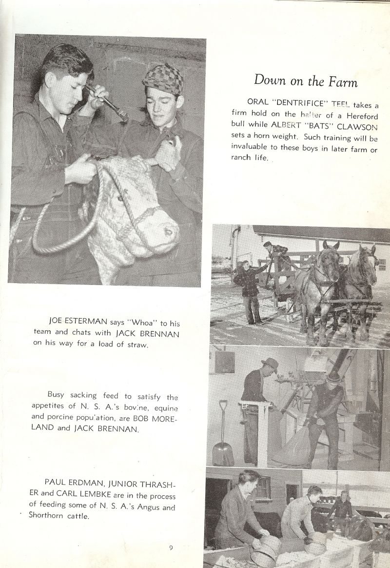1940 Oral Teel, Albert Clawson, Joe Esterman, Jack Brennan, Bob Moreland, Paul Erdman, Junior Thrasher, Carl Lembke,