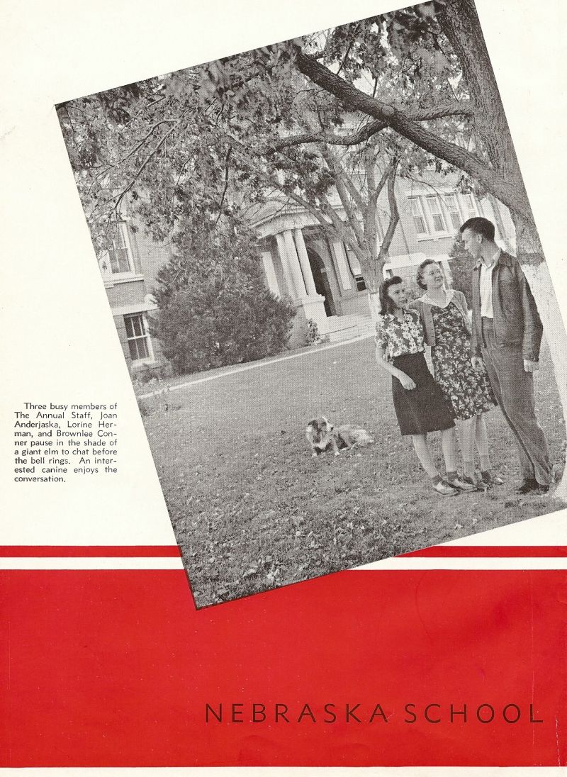 1942 Joan Anderjaska, Lorine Herman, Brownlee Conner,