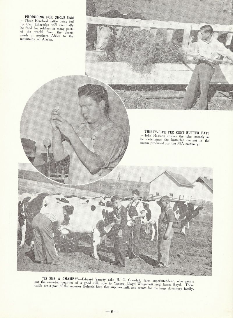 1943 Carl Etheredge, John Hoatson, Edward Yancey, Horace Crandall, Lloyd Wolgamott, James Boyd. 