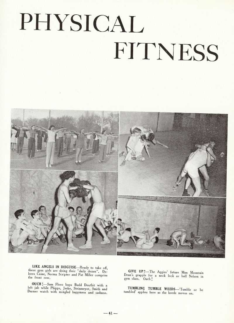 1943 Deloris Caine, Norma Scripter, Patsy Miller, (Pat Miller), Sam Floro, Harold Douthit Jr, (Budd Douthit), Leonard Phipps, Glen Jeske, Horton Steinmeyer, William Smith, Durner.