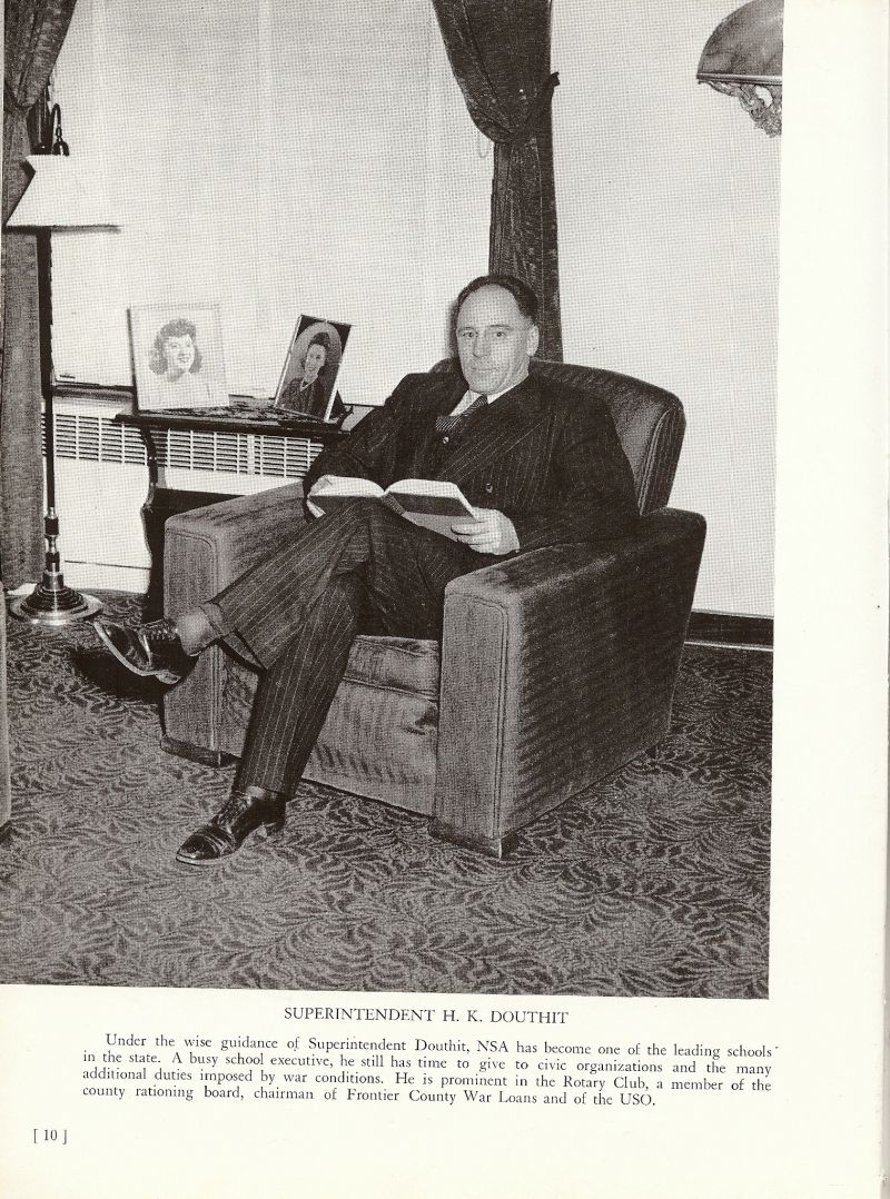 1944 SUPERINTENDENT Harold Douthit.