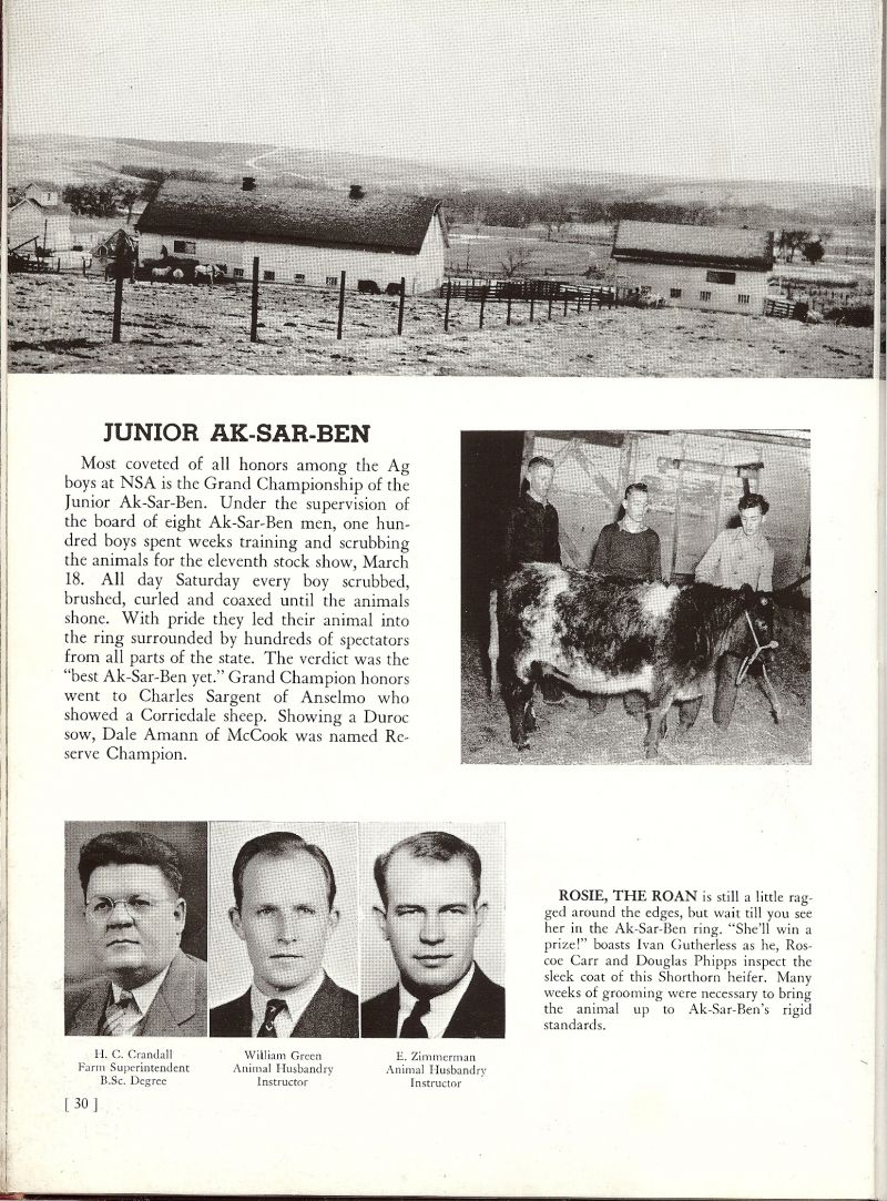 1944 Instructor Horace Crandall. Instructor William Green. Instructor Eugene Zimmerman. Ivan Gutherless, Roscoe Carr, Douglas Phipps,