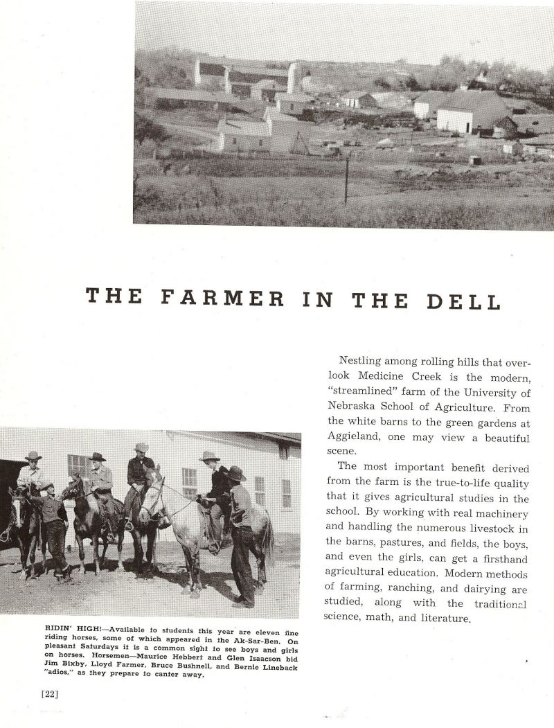 1946 Maurice Hebbert, Glen Isaacson, Jim Bixby, Lloyd Farmer, Bruce Bushnell, Bernie Lineback,