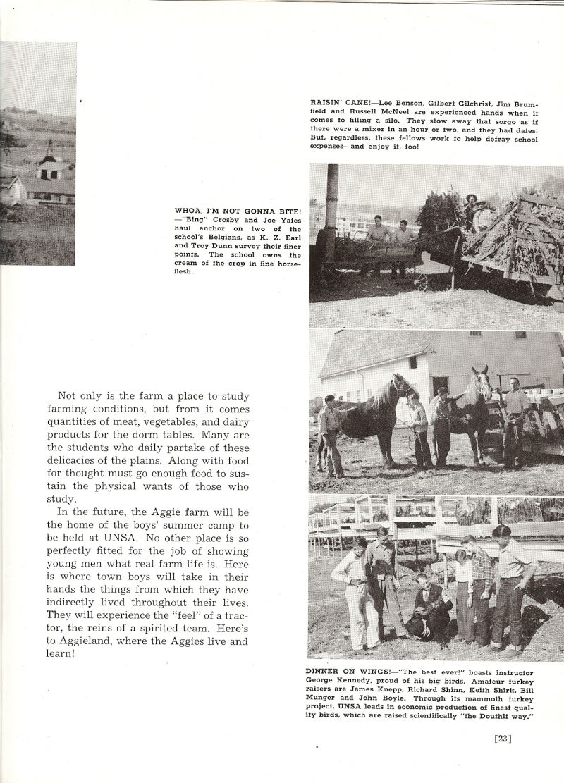 1946 Lee Benson, Gilbert Gilchrist, James Brumfield, Russell McNeel, Clarence Crosby, Joe Yates, K. Z. Earl, Troy Dunn, George Kennedy, James Knepp, Richard Shinn, Keith Shirk, Bill Munger, John Boyle,