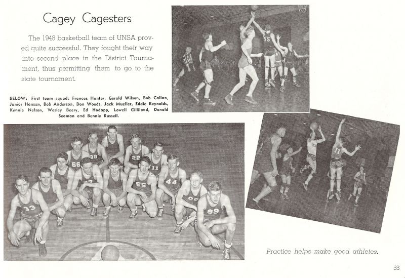 1948 Frances Hunter, Gerald Wilson, Bob Callen, Junior Hanson, Bob Anderson, Dan Woods, Don Woods, Jack Mueller, Eddie Reynolds, Kennie Nelson, Wesley Beery, Ed Hodapp, Lowell Gilliland, Donald Seaman, Bennie Russell,