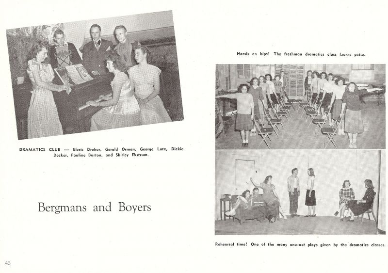 1948 Eloris Drehor, Gerald Orman, George Lutz, Dickie Decker, Pauline Burton, Shirley Ekstrum,